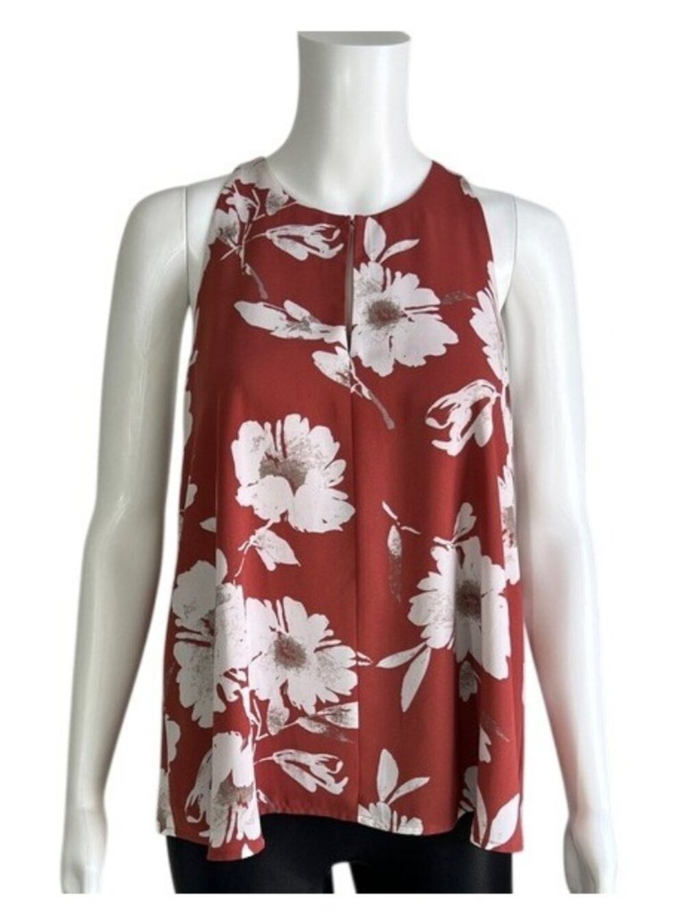 LOFT Floral Tank Top Blouse - S